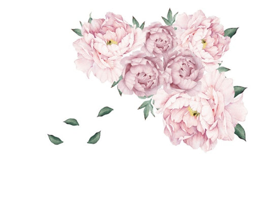 Peony Flower Wall Sticker